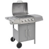 Gasolgrill 4+1 zoner silver