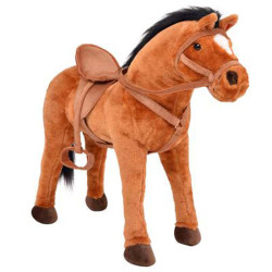 Mjukisdjur brun häst