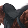 Mjukisdjur mörkbrun häst