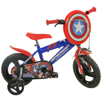 Pojkcykel Captain America 12 tum