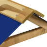 Sandlåda furu med blått tak