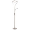 Dimbar golvlampa silver