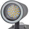 Cylinderformad LED-lampa med sensor