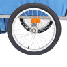 Cykelvagn för barn blå 30 kg
