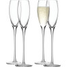 4 st Champagneglas