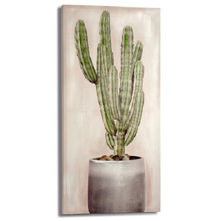 Canvasmålning kaktus